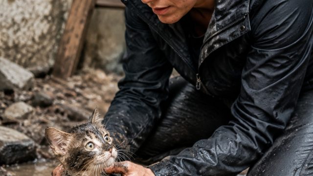 Heroic Rescue: Woman Saves Abandoned Kitten in Distress | 388hero slot, slot power of thor megaways,